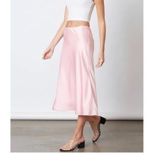 Jackie Jon pink midi skirt sz 4